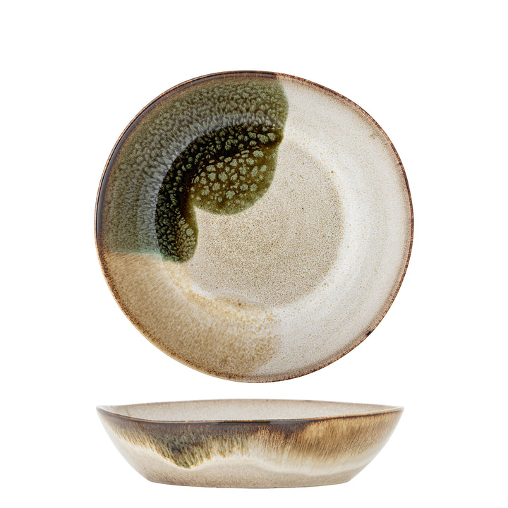 Farfurie Adâncă Ceramică Verde Bloomingville - Imagine 1