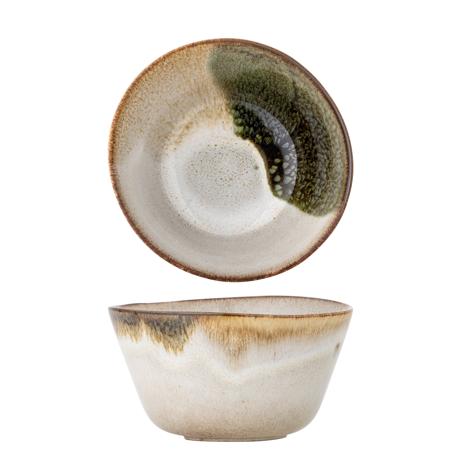 Bol Ceramic Verde Bloomingville - Imagine 1