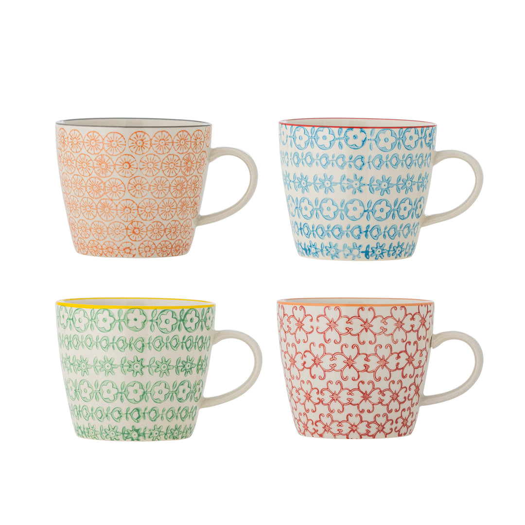 Set Căni Ceramice Multicolore Bloomingville - Imagine 1