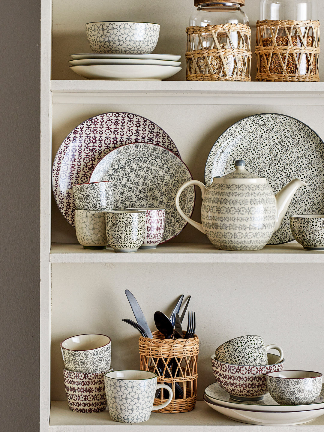 Set Căni Ceramice Multicolore Bloomingville - Imagine 2