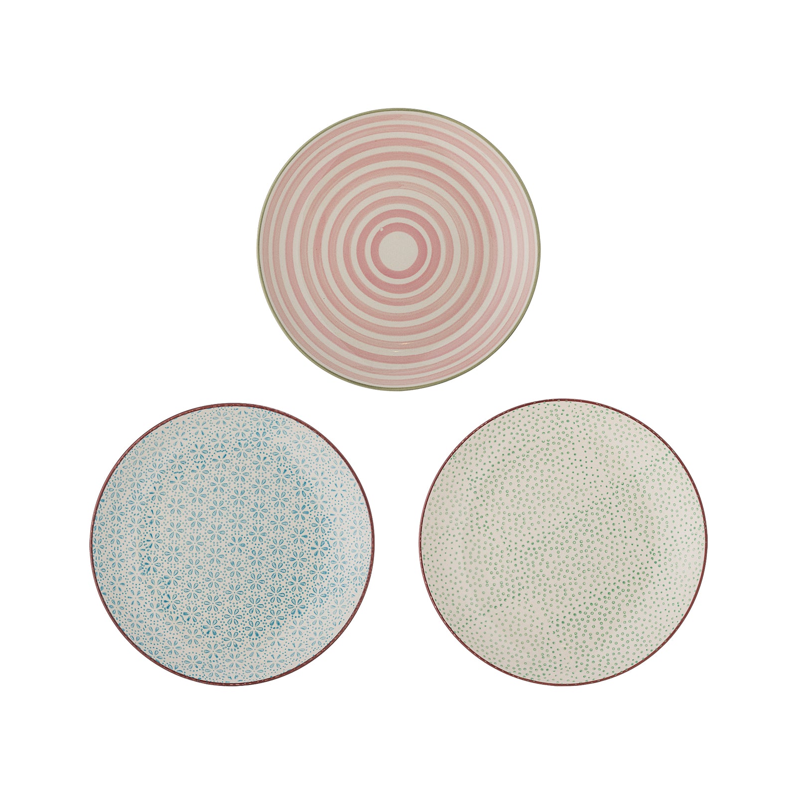 Set Farfurii Ceramice Multicolore Bloomingville - Imagine 1