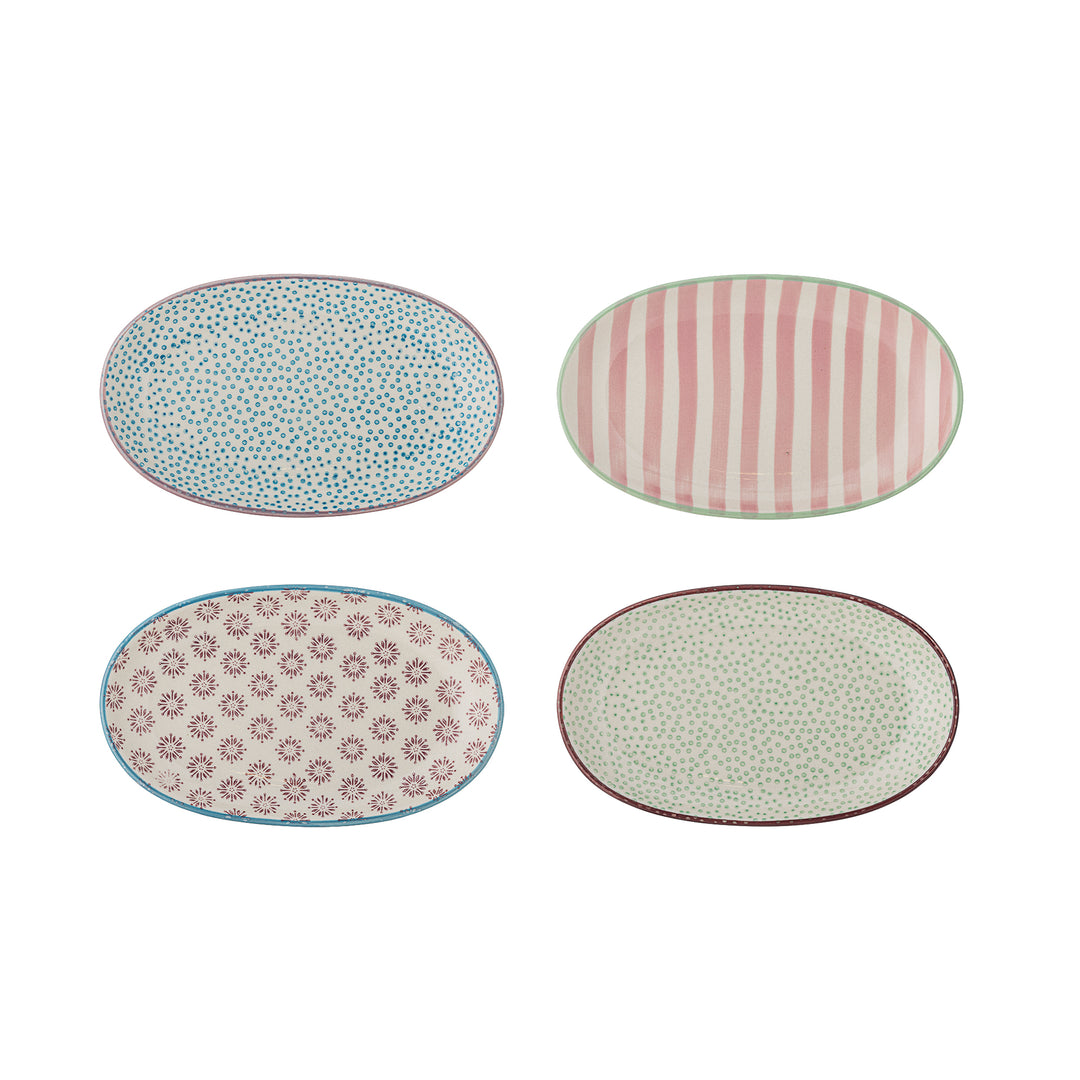 Set Farfurii Ceramice Multicolore Bloomingville - Imagine 1