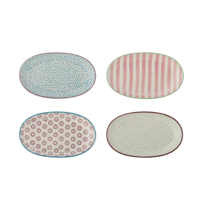 Set Farfurii Ceramice Multicolore Bloomingville - Imagine 1