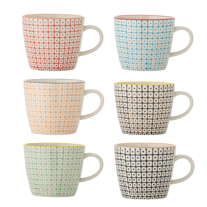 Set Căni Ceramică Multicolor Bloomingville - Imagine 1