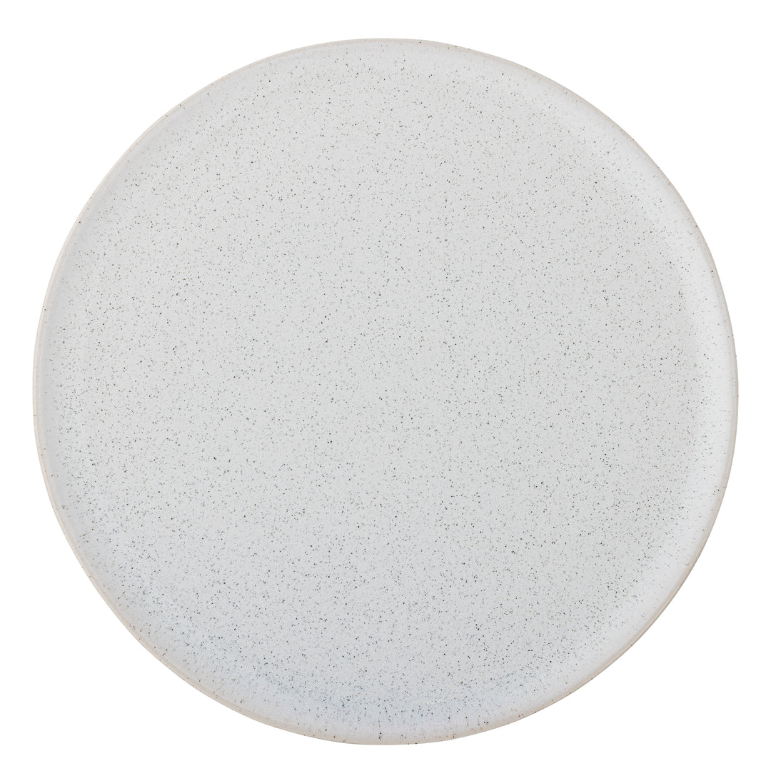 Farfurie Ceramică Albă Cu Glazură Reactivă Bloomingville - Imagine 3