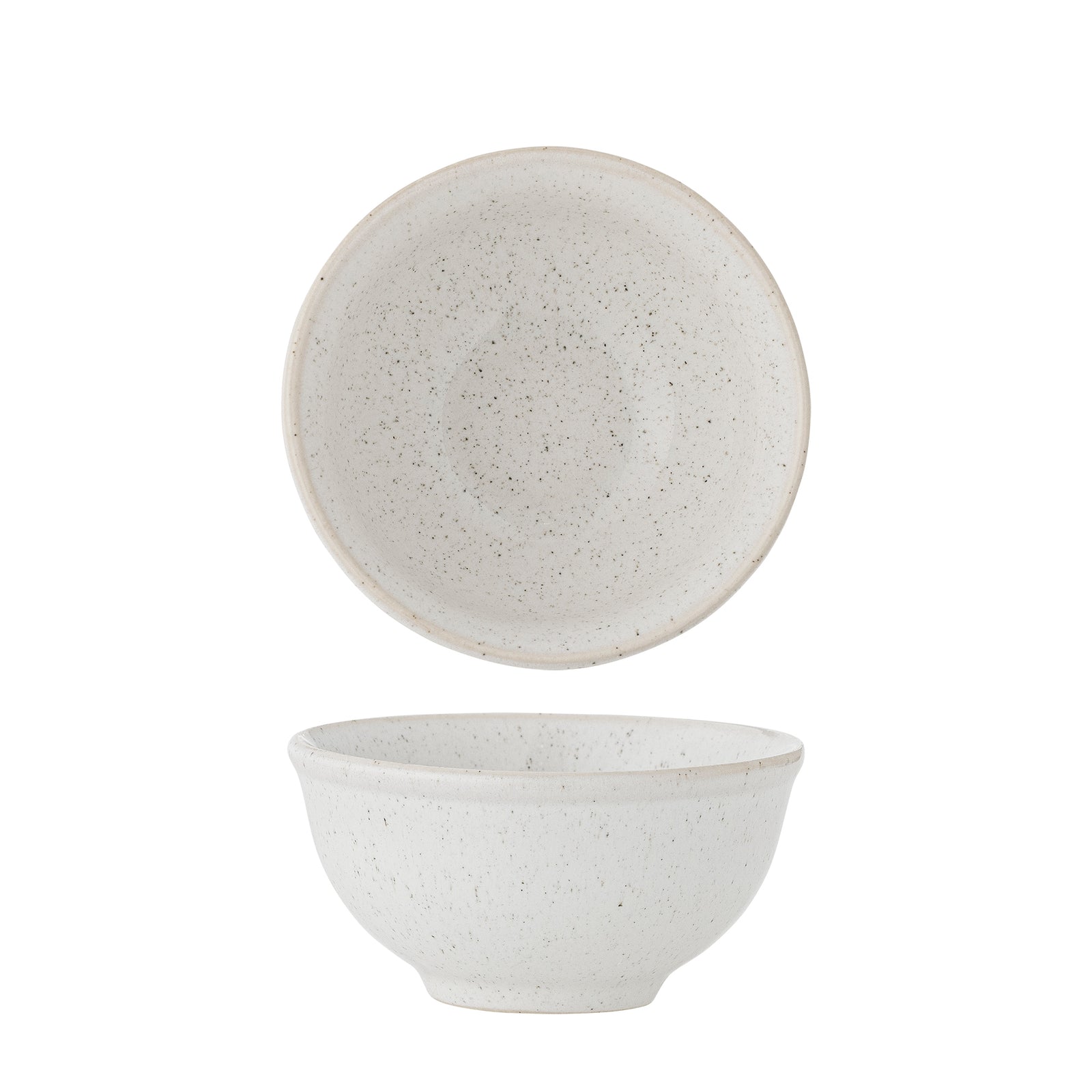 Bol Ceramic Alb Cu Glazură Reactivă Bloomingville - Imagine 1