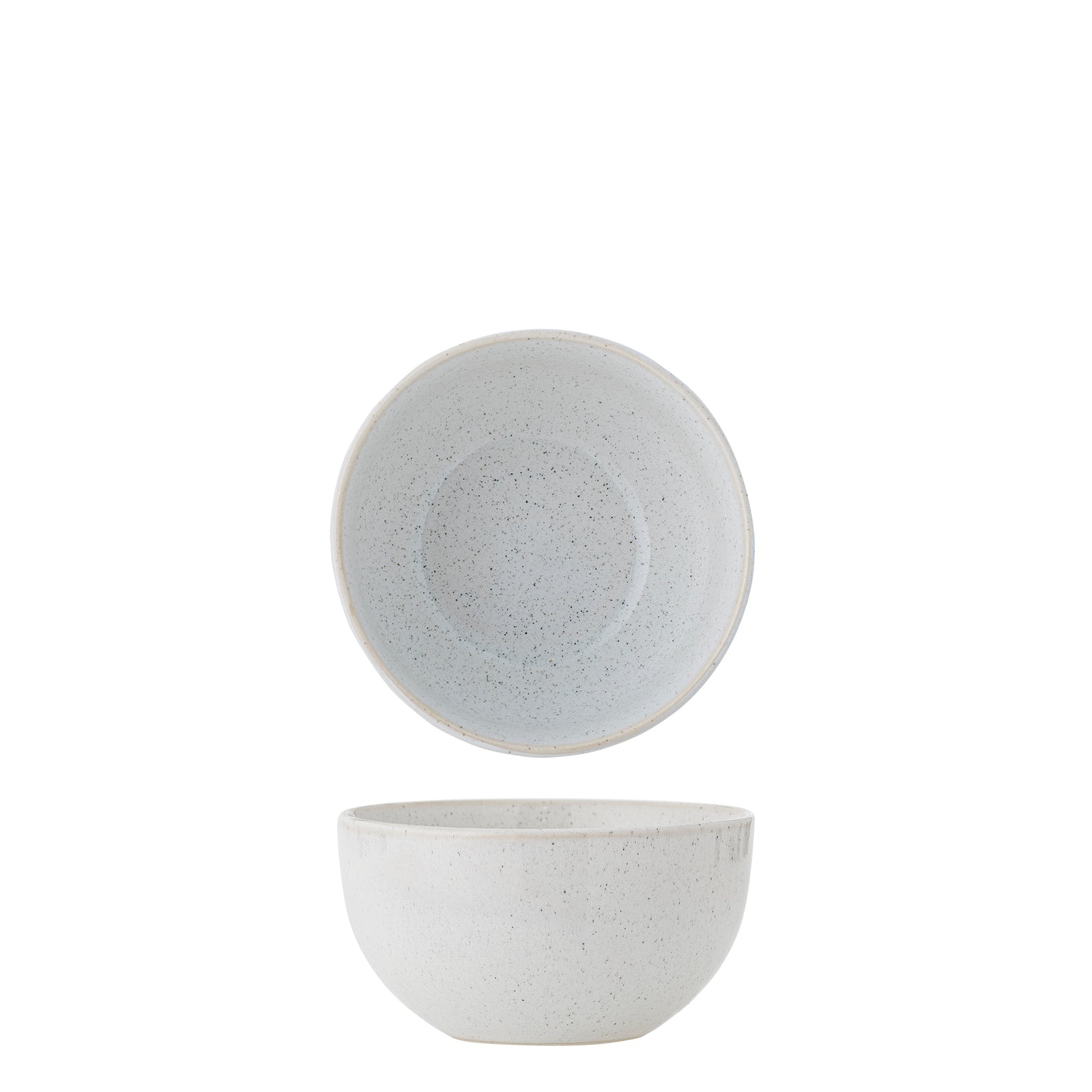 Bol Ceramic Alb Cu Glazură Reactivă Bloomingville - Imagine 1