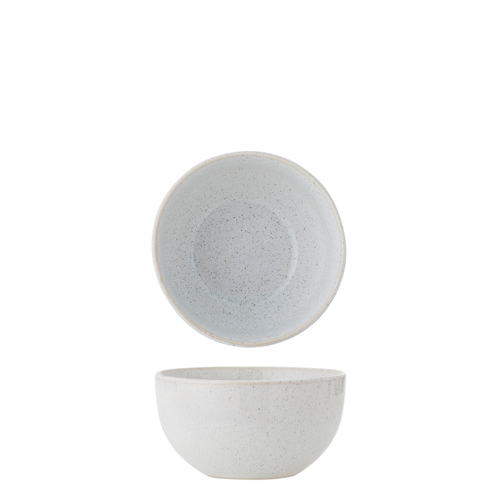 Bol Ceramic Alb Cu Glazură Reactivă Bloomingville - Imagine 1
