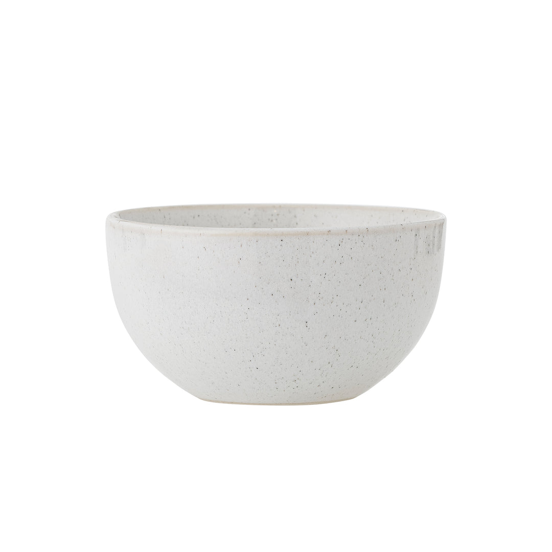Bol Ceramic Alb Cu Glazură Reactivă Bloomingville - Imagine 2