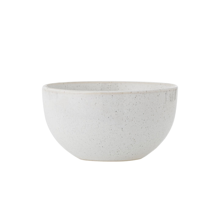 Bol Ceramic Alb Cu Glazură Reactivă Bloomingville - Imagine 2