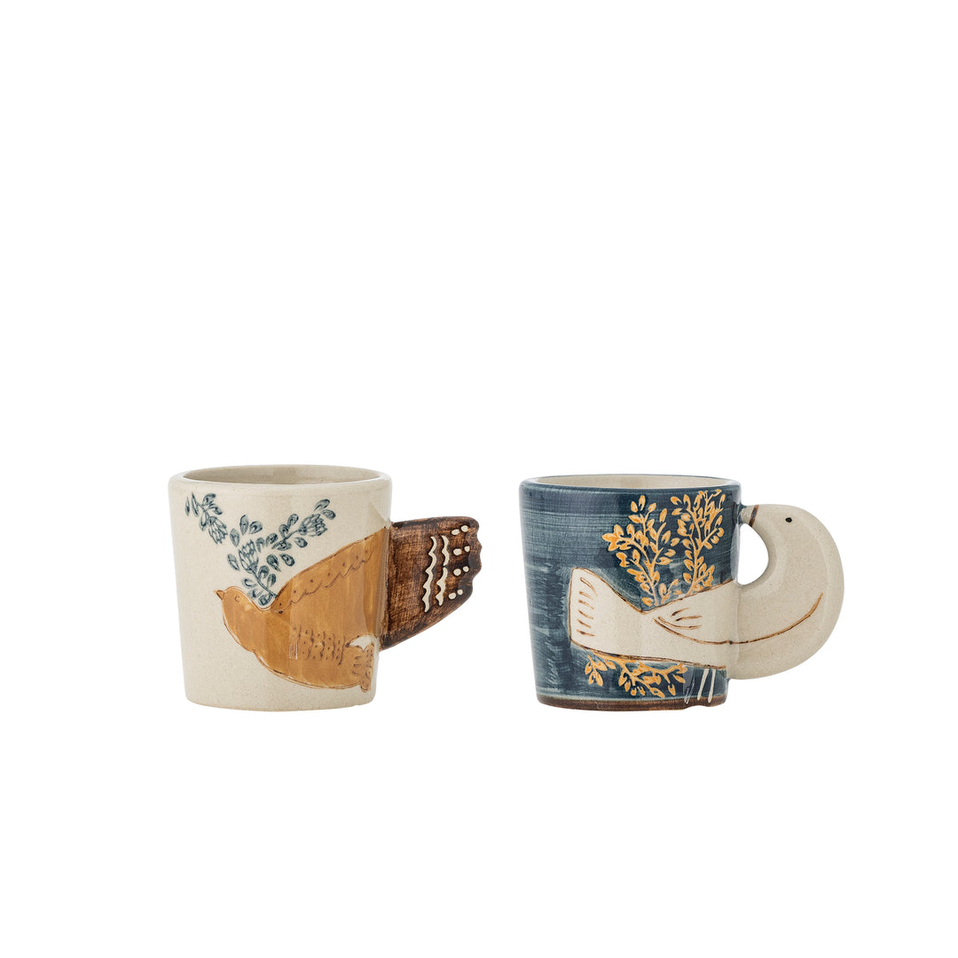 Set Căni Espresso Ceramică Albastră Bloomingville - Imagine 1