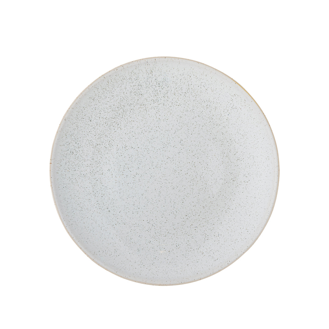 Farfurie Ceramică Albă Cu Glazură Reactivă Bloomingville - Imagine 2