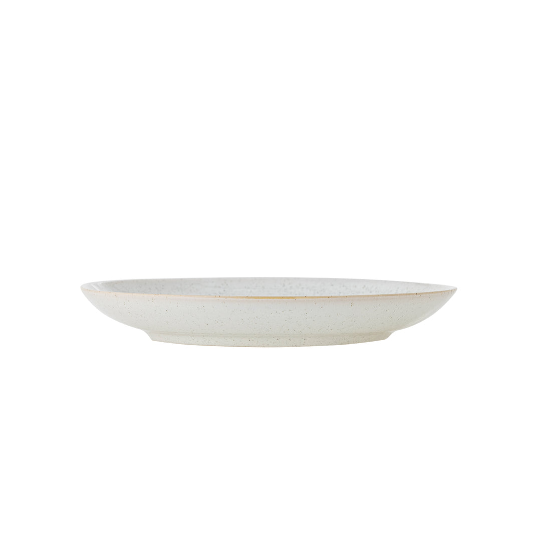 Farfurie Ceramică Albă Cu Glazură Reactivă Bloomingville - Imagine 3