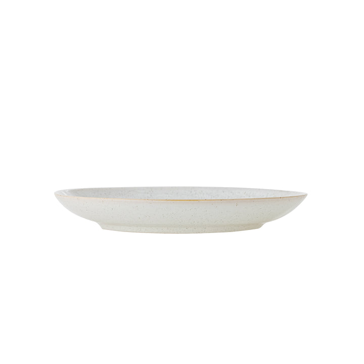 Farfurie Ceramică Albă Cu Glazură Reactivă Bloomingville - Imagine 3
