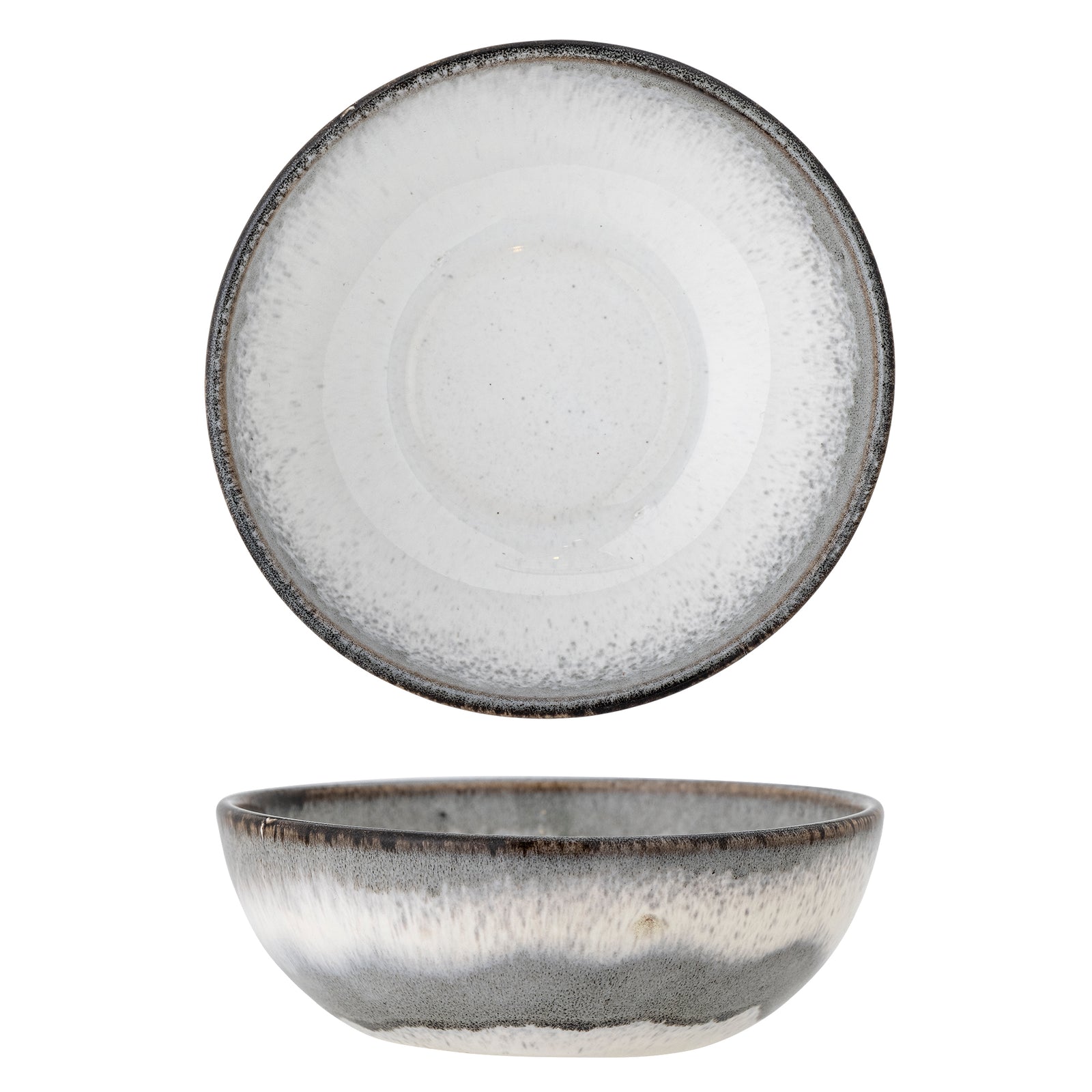 Bol Ceramic Gri Cu Glazură Reactivă Bloomingville - Imagine 1