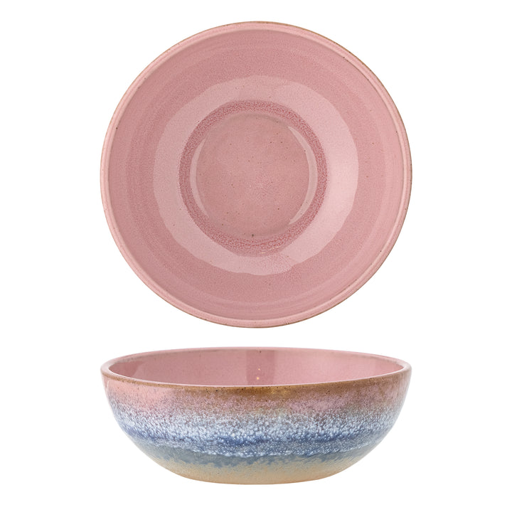 Bol Ceramic Roz Cu Glazură Reactivă Bloomingville - Imagine 1
