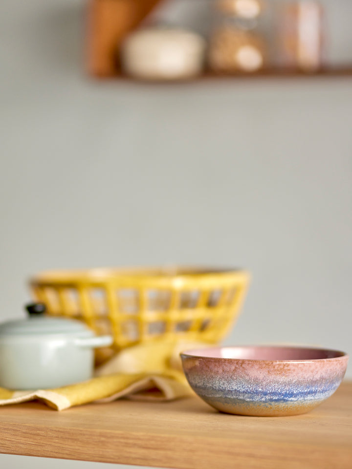 Bol Ceramic Roz Cu Glazură Reactivă Bloomingville - Imagine 4