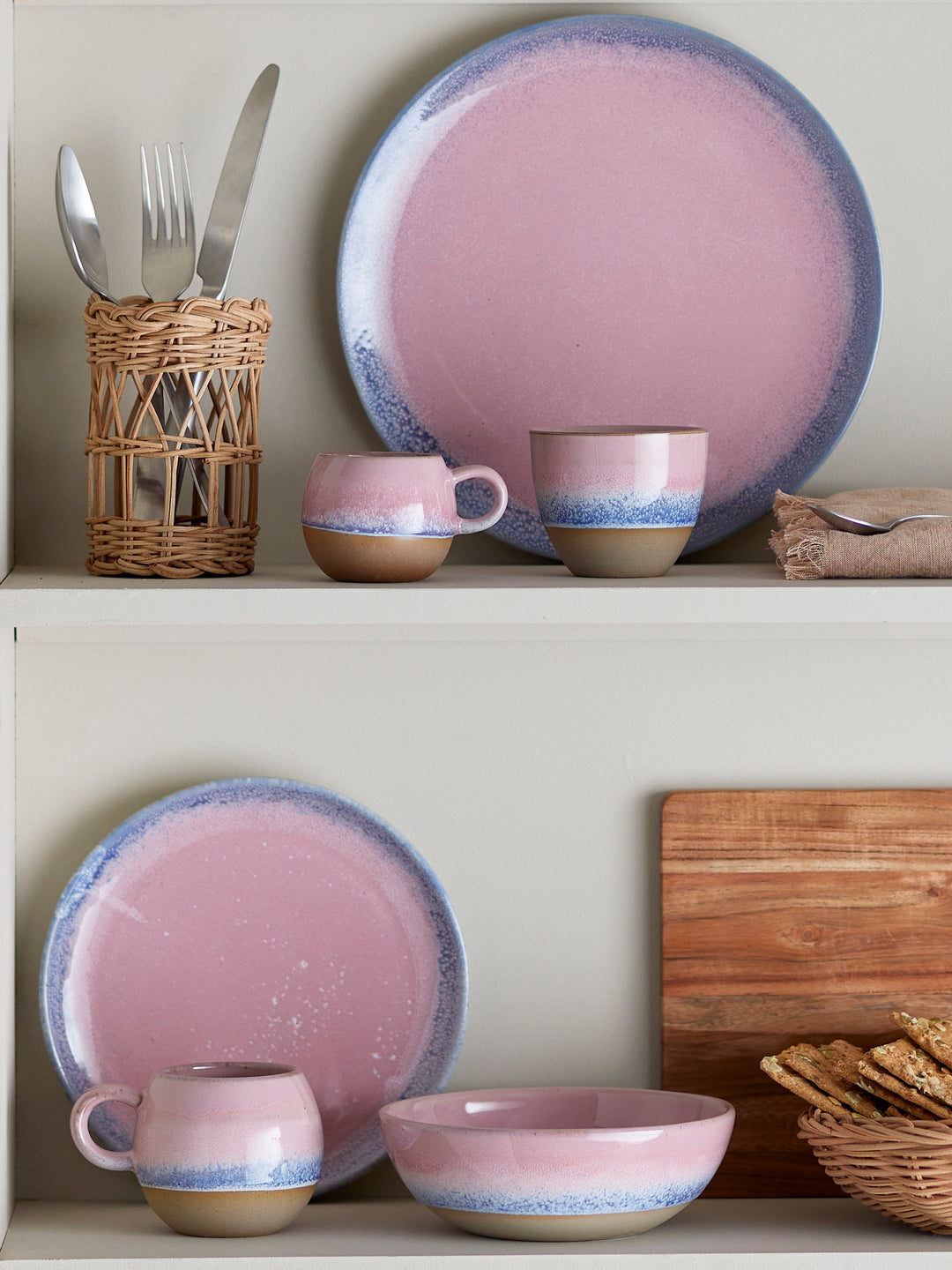 Bol Ceramic Roz Cu Glazură Reactivă Bloomingville - Imagine 6