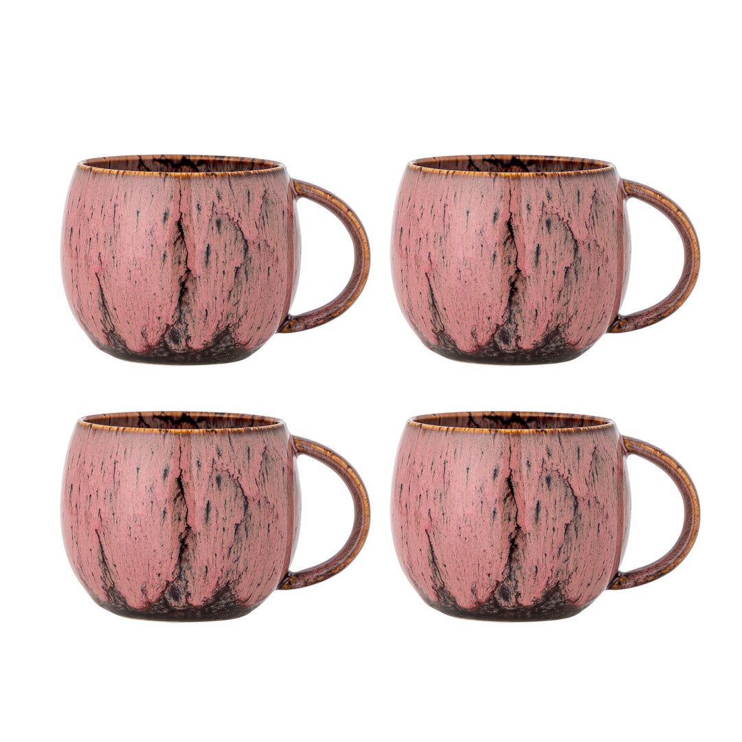 Set Căni Ceramică Roz Bloomingville - Imagine 1
