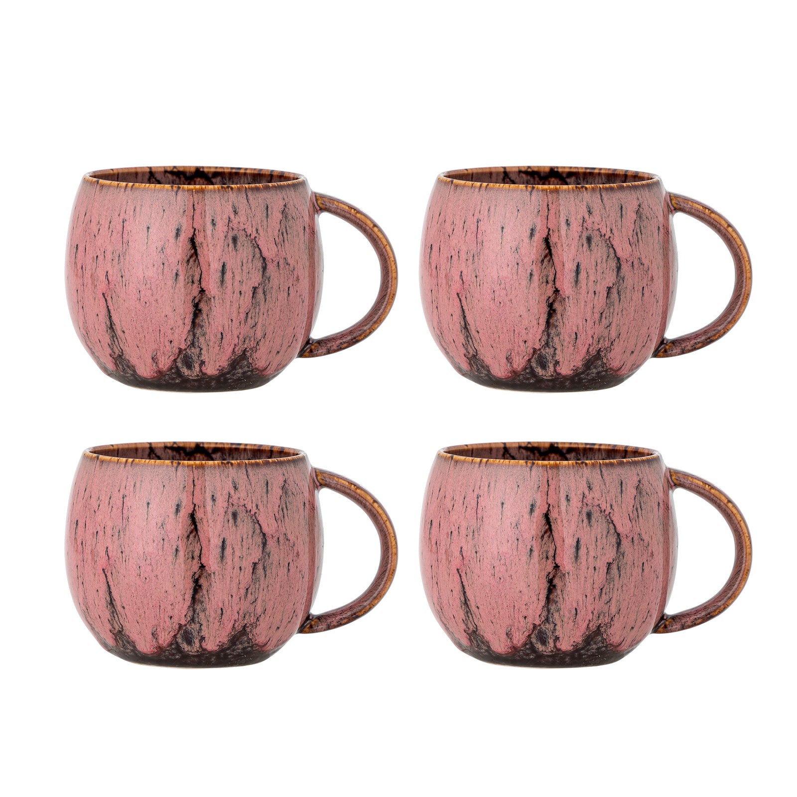 Set Căni Ceramică Roz Bloomingville - Imagine 1