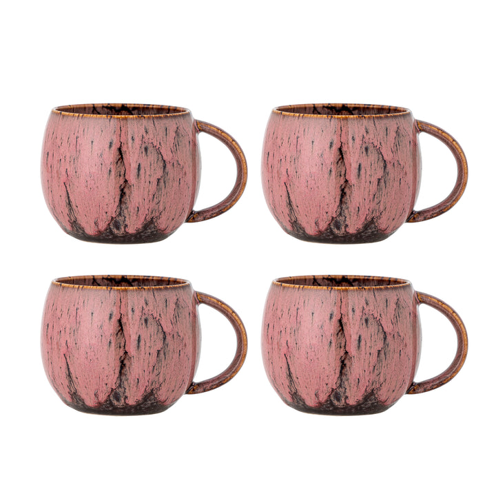 Set Căni Ceramică Roz Bloomingville - Imagine 1