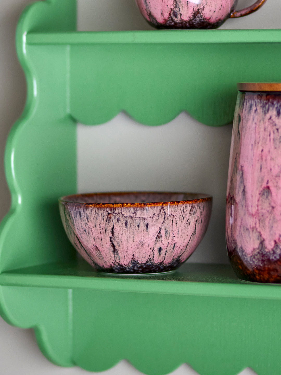 Bol Ceramică Roz Bloomingville - Imagine 4
