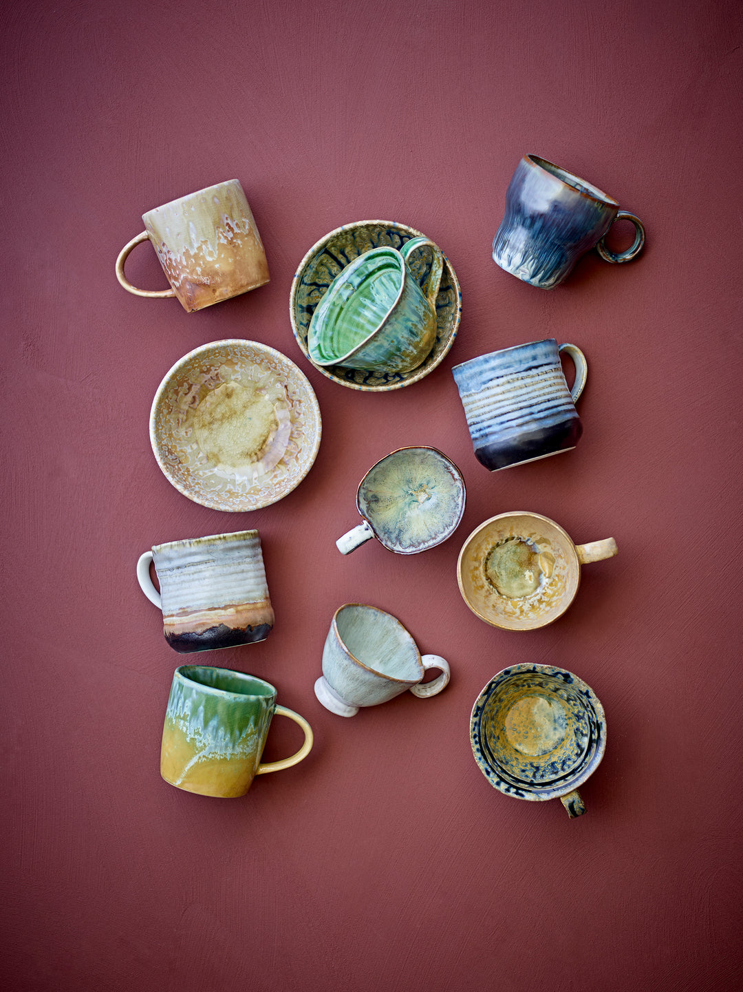 Set Căni Ceramică Multicolor Bloomingville - Imagine 5