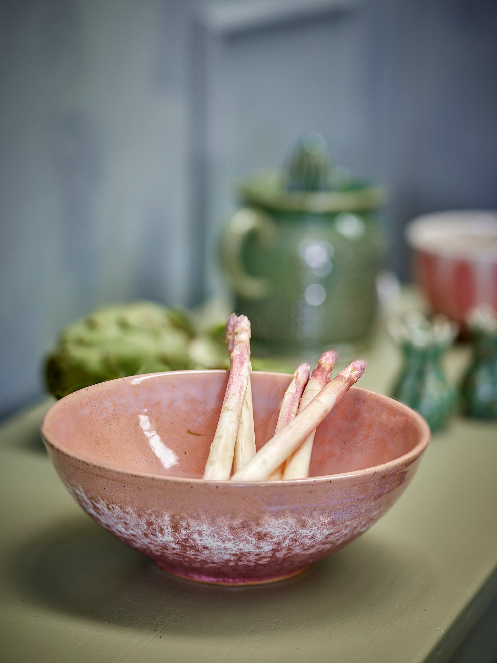 Bol Ceramic Roz Set De 4 Bloomingville - Imagine 3