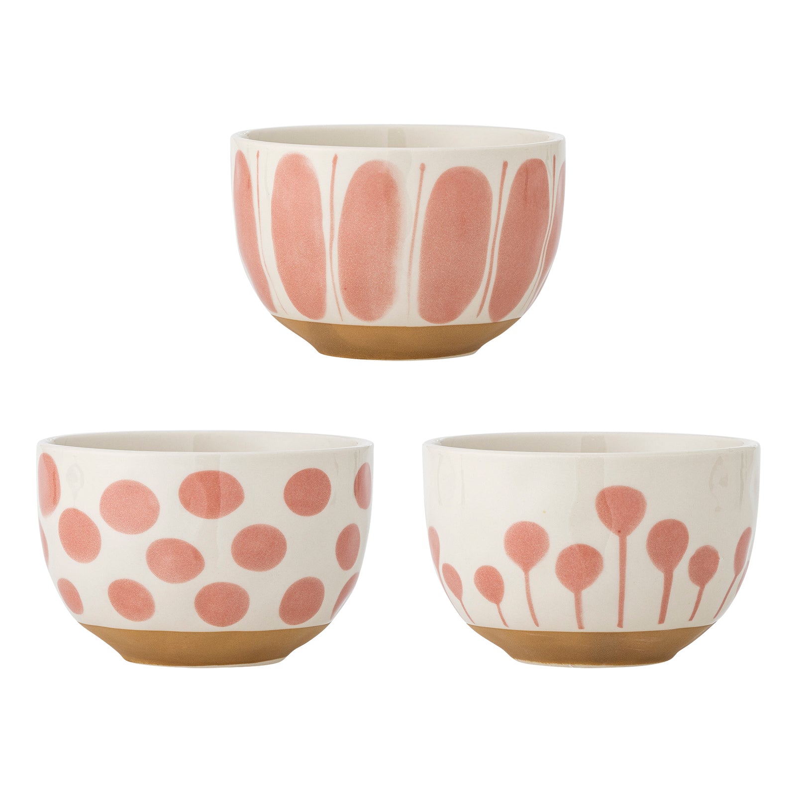 Set Boluri Ceramică Roz Bloomingville - Imagine 1
