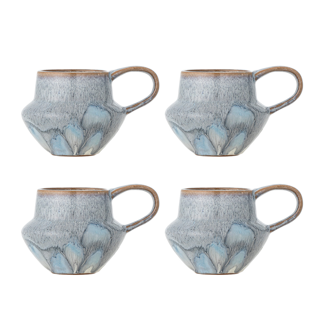 Set Căni Ceramică Albastră Bloomingville - Imagine 1