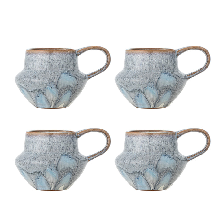 Set Căni Ceramică Albastră Bloomingville - Imagine 1