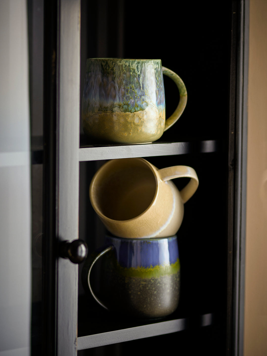 Set Căni Ceramică Albastră Bloomingville - Imagine 4