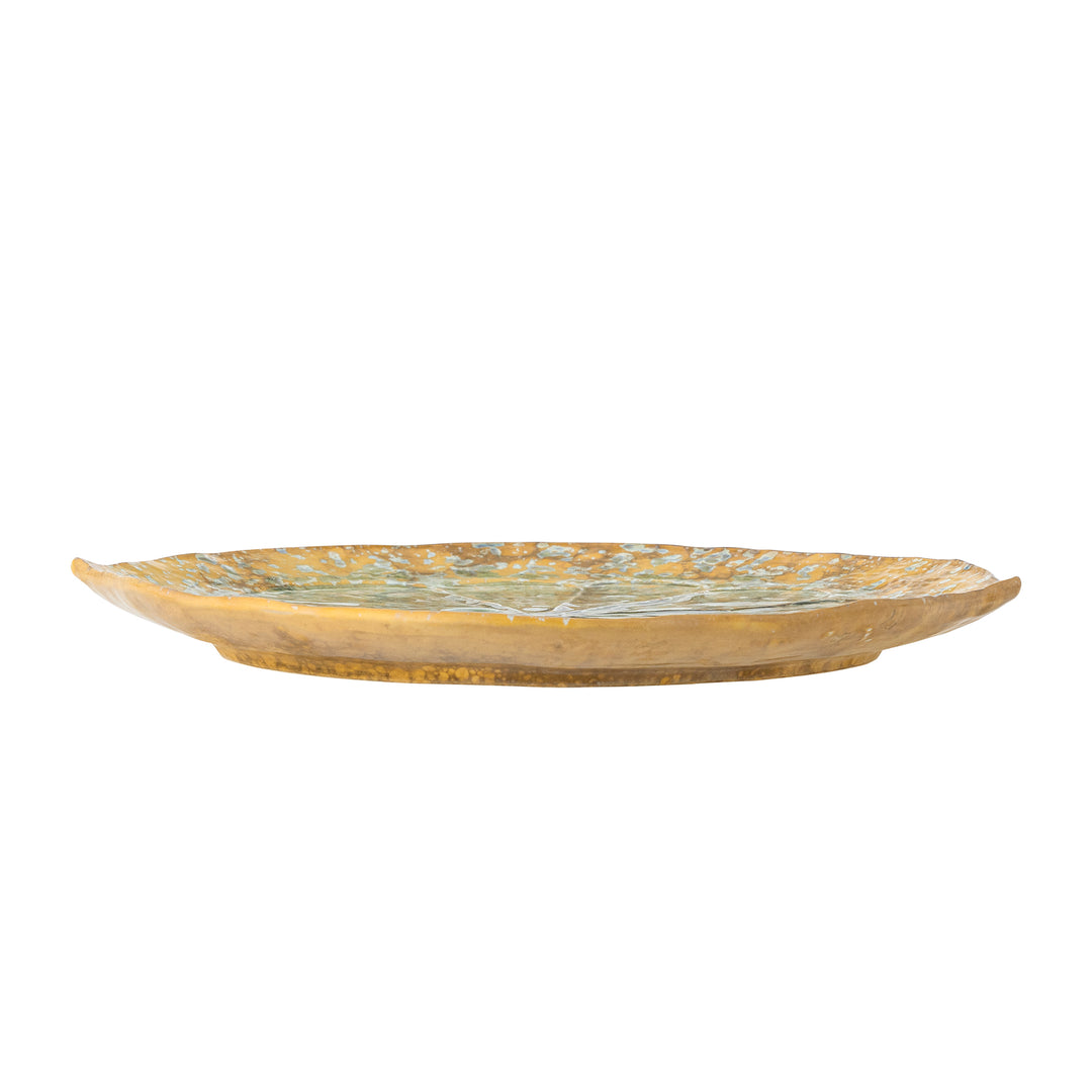 Farfurie Servire Ceramică Verde Bloomingville - Imagine 2