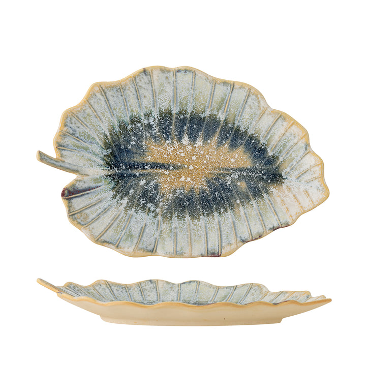 Farfurie Servire Ceramică Albastră Bloomingville - Imagine 1