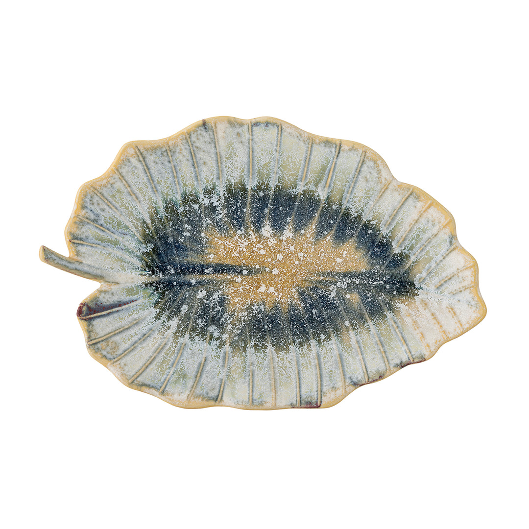 Farfurie Servire Ceramică Albastră Bloomingville - Imagine 2