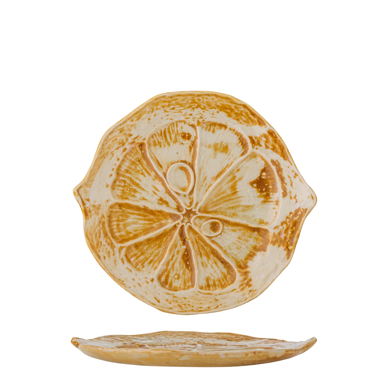 Farfurie Servire Ceramică Maro Bloomingville - Imagine 1