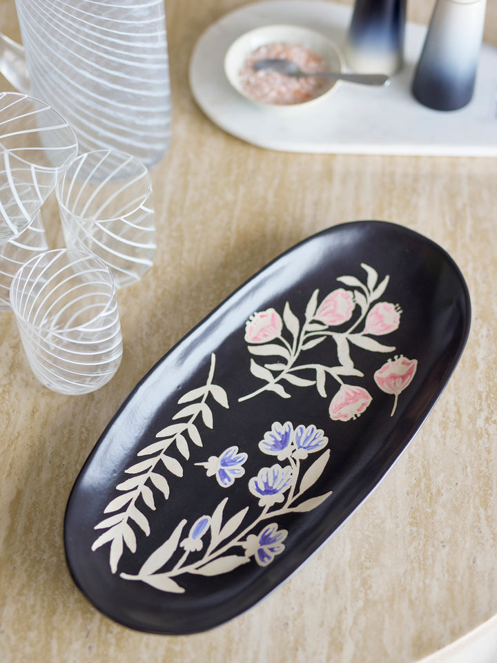 Farfurie Servire Ceramică Multicoloră Bloomingville - Imagine 4