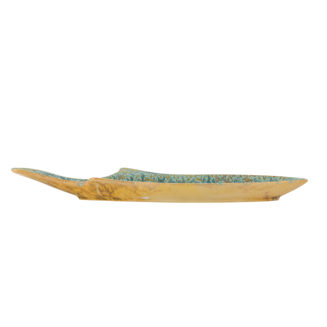 Farfurie Servire Ceramică Verde Bloomingville - Imagine 2