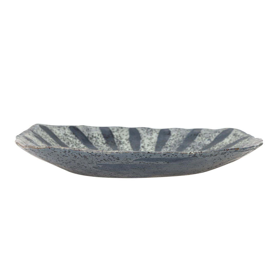 Farfurie Servire Ceramică Gri Bloomingville - Imagine 2