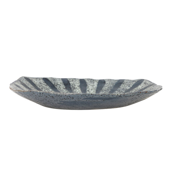 Farfurie Servire Ceramică Gri Bloomingville - Imagine 2