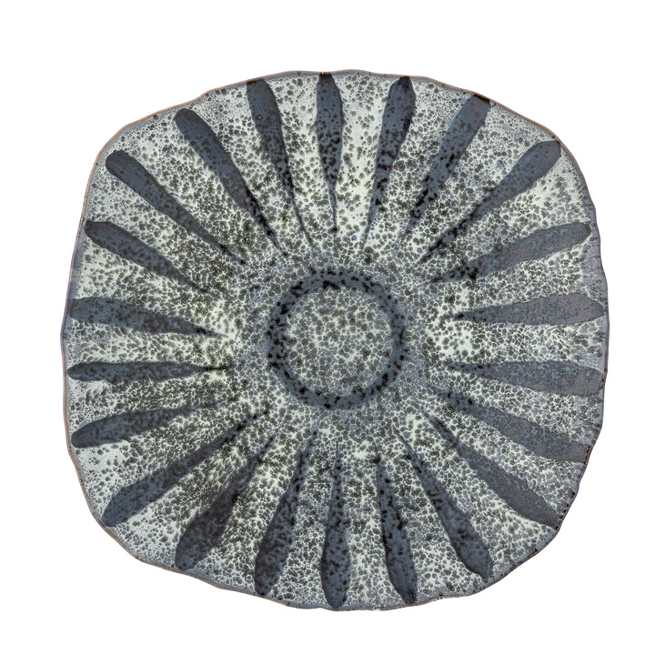 Farfurie Servire Ceramică Gri Bloomingville - Imagine 3