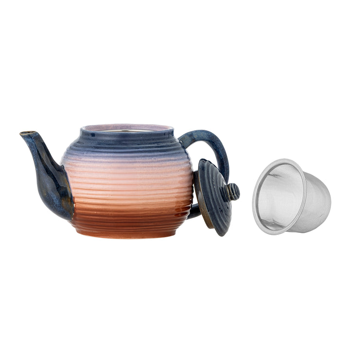 Ceainic Ceramic Multicolor Cu Infuzor Bloomingville - Imagine 3