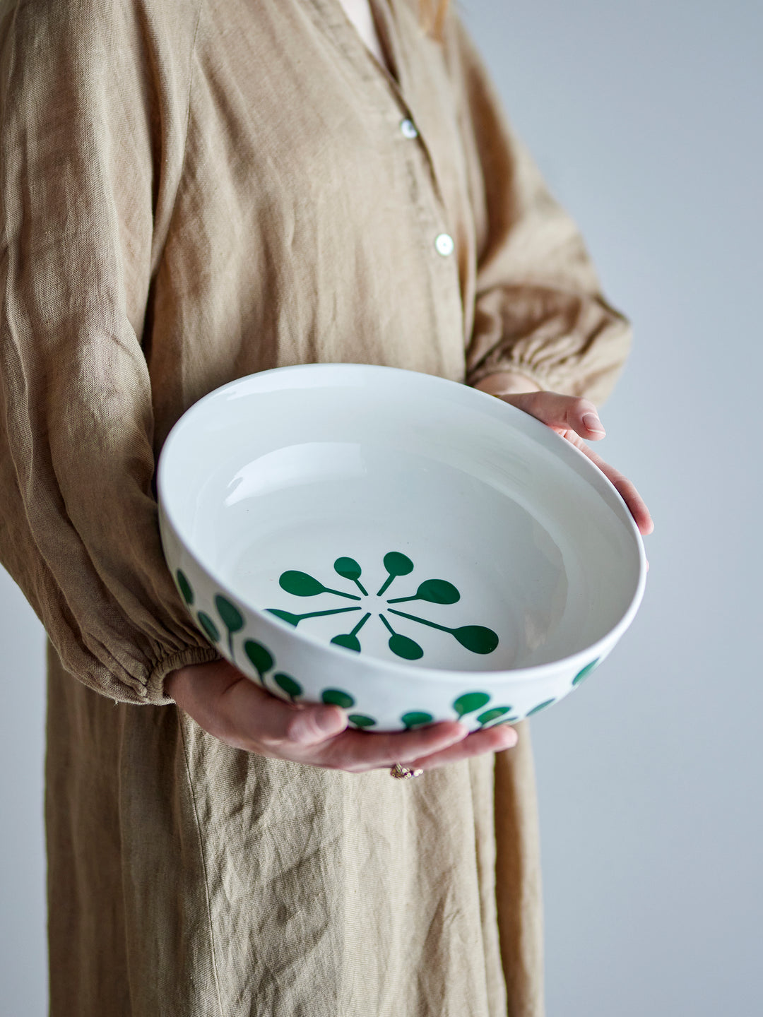 Bol Ceramic Verde Bloomingville - Imagine 5
