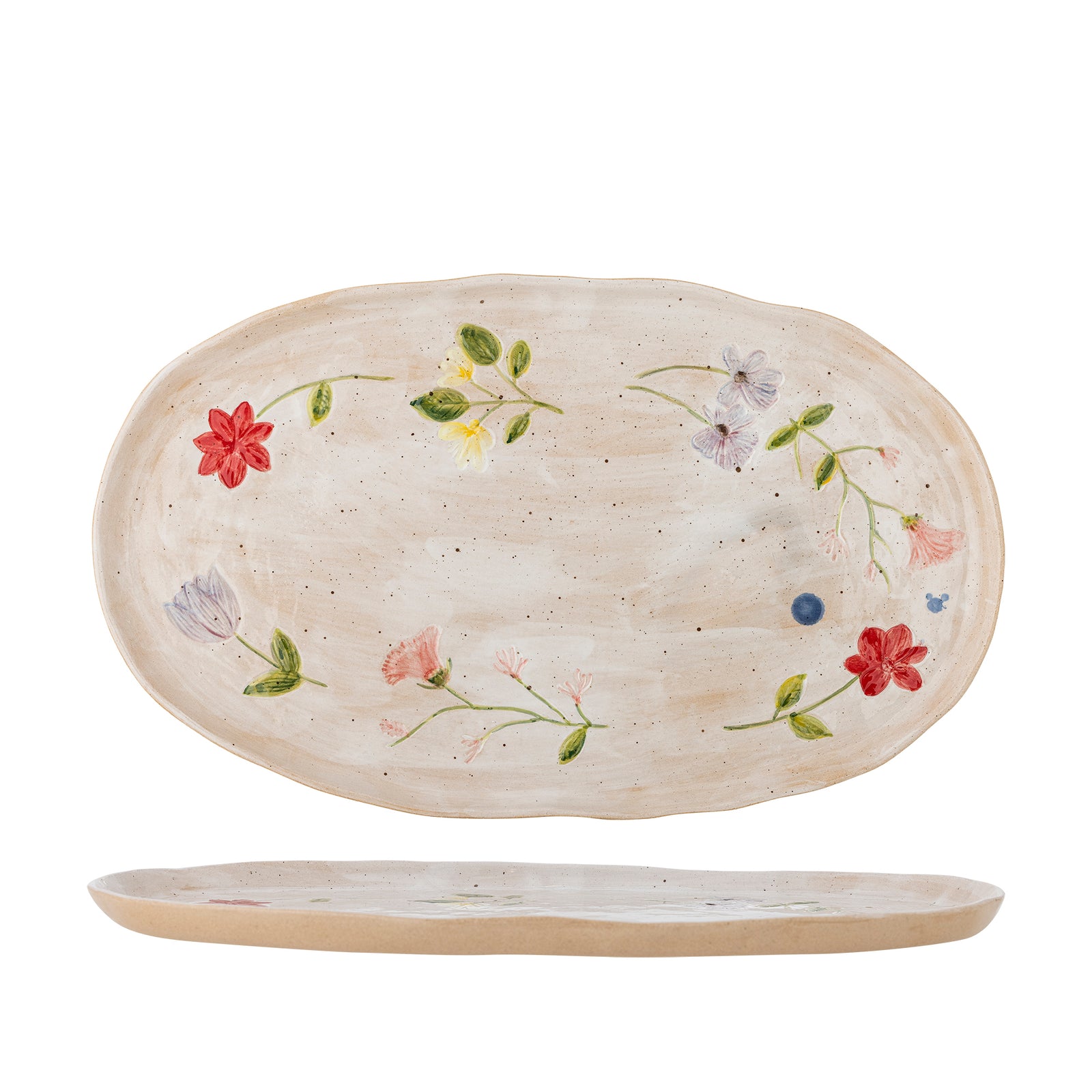 Platou Servire Ceramică Multicolor Bloomingville - Imagine 1