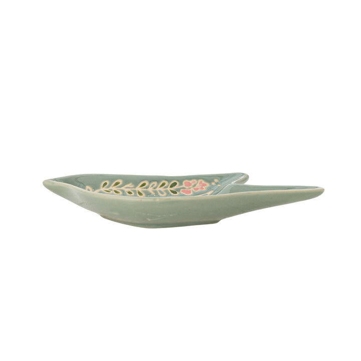 Farfurie Servire Ceramică Verde Bloomingville - Imagine 2