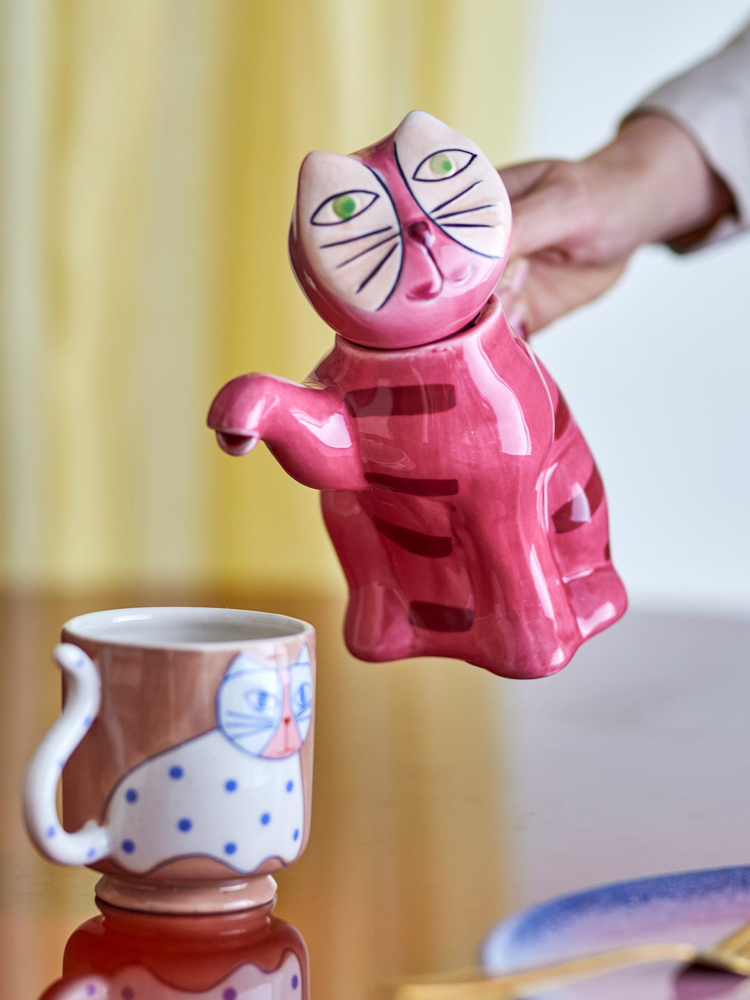 Ceainic Ceramică Multicoloră Missy Bloomingville - Imagine 5