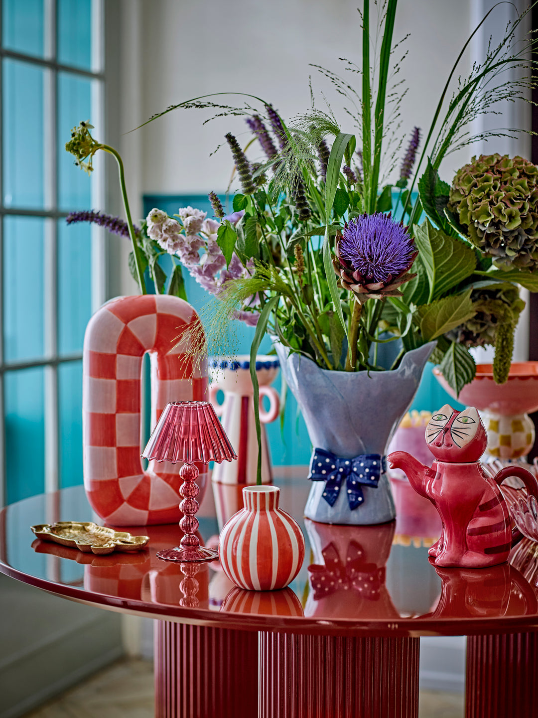 Ceainic Ceramică Multicoloră Missy Bloomingville - Imagine 6