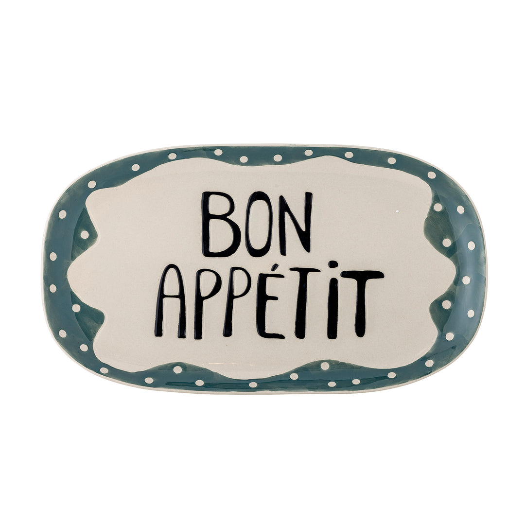 Platou Servire Ceramică Multicolor Bon Appétit Bloomingville - Imagine 3