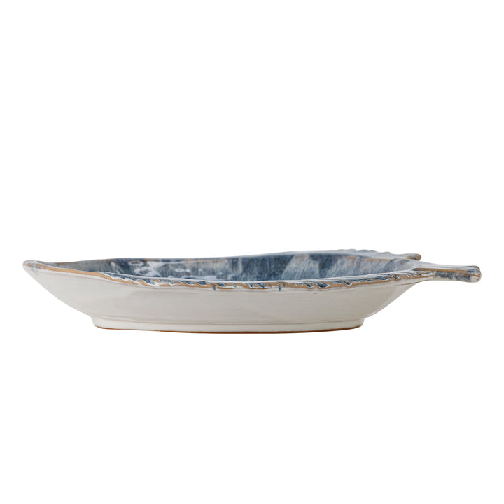 Farfurie Servire Ceramică Albastră Bloomingville - Imagine 2