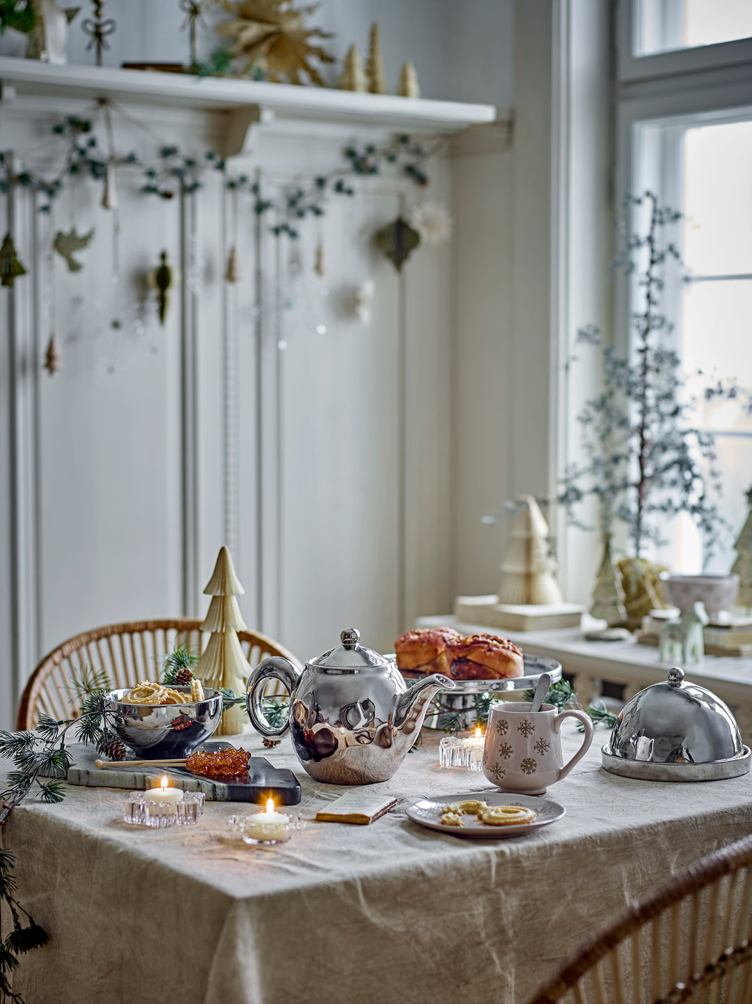 Ceainic Ceramică Argintiu Cu Infuzor Bloomingville - Imagine 5
